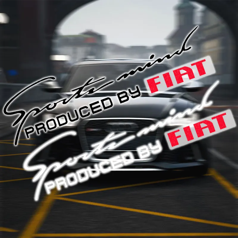 1 Stück Auto-Emblem-Licht-Augenbrauen-Aufkleber für Fiat Ducato Abarth Tipo Panda Bravo Doblo Stilo 500 124 125 Zubehör