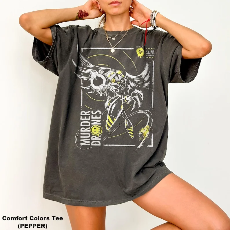 2026 Murder Drones Men's Summer Cotton T-shirt Comfortable, Breathable, High Quality Ins Y2k