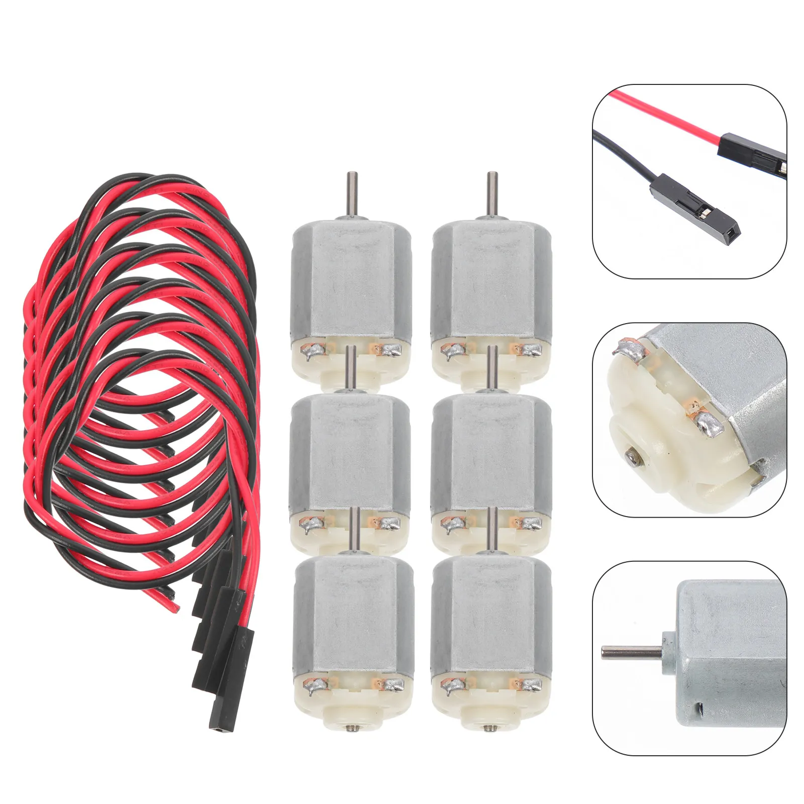 

1Set Premium Dc Motor 3V Small Electric Motor for Remote Control Car Boat Hobby Projects Science Experiment School Class Supply