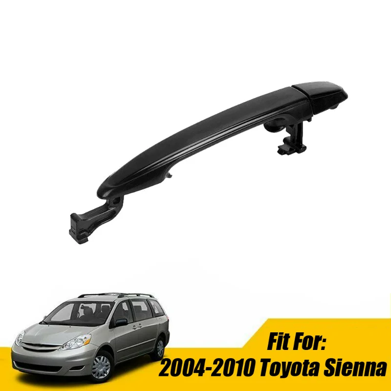 

1pc Car Exterior Sliding rear Left Right Door Handle Plastic Outside Door Handle Replace Accessories for Toyota Sienna 2004-2010