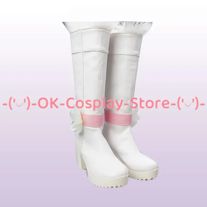 [حسب الطلب] لذا أنا عنكبوت، لذا ماذا؟ كومو ديسو، ناني كا؟ Kumoko Ariel تأثيري حذاء لعب الأدوار كرنفال حفلة بو الأحذية الجلدية