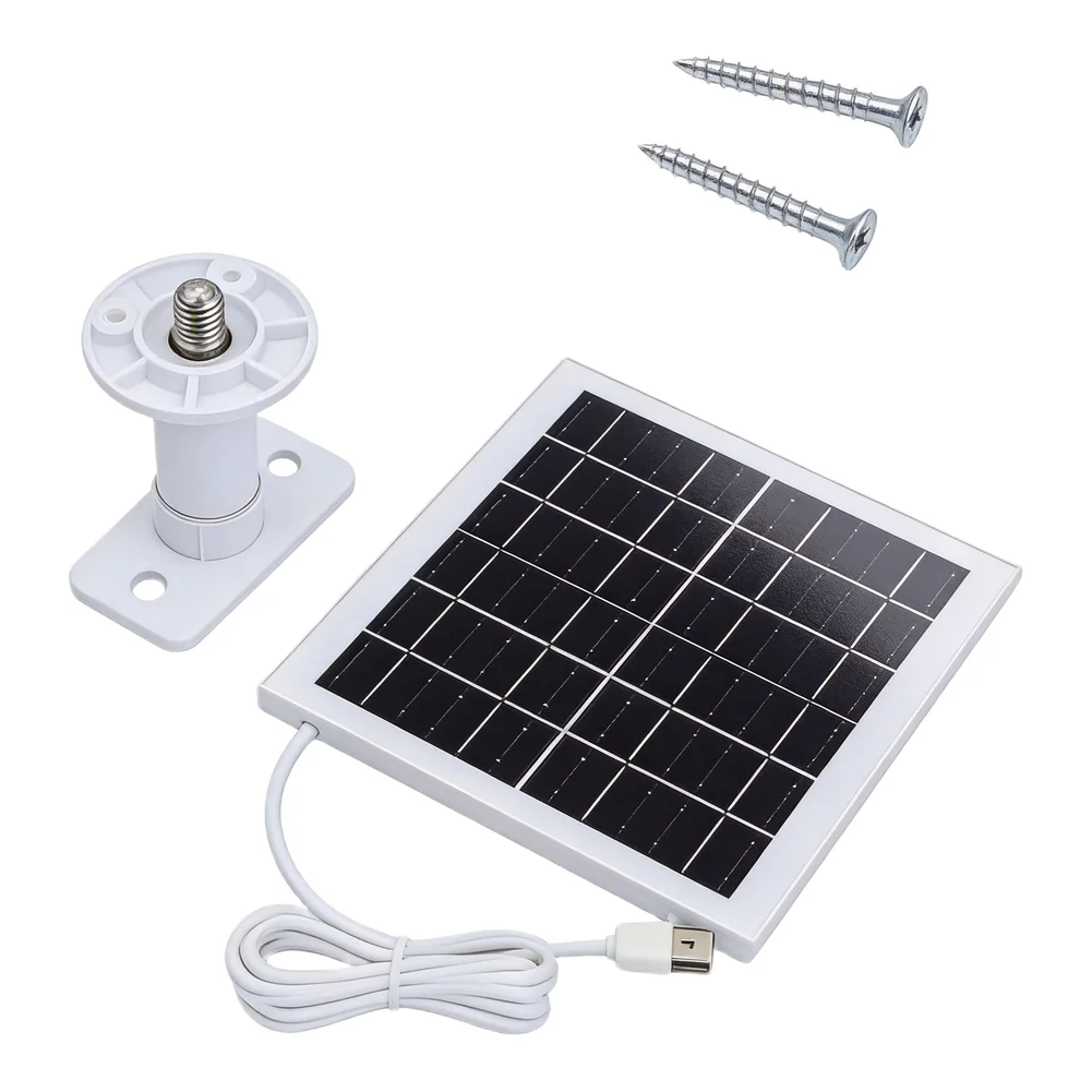 7W Solar Panel for Chicken Door with 360 Degree Adjustable Mount and IP65 Waterproof Rating for All Weather Use