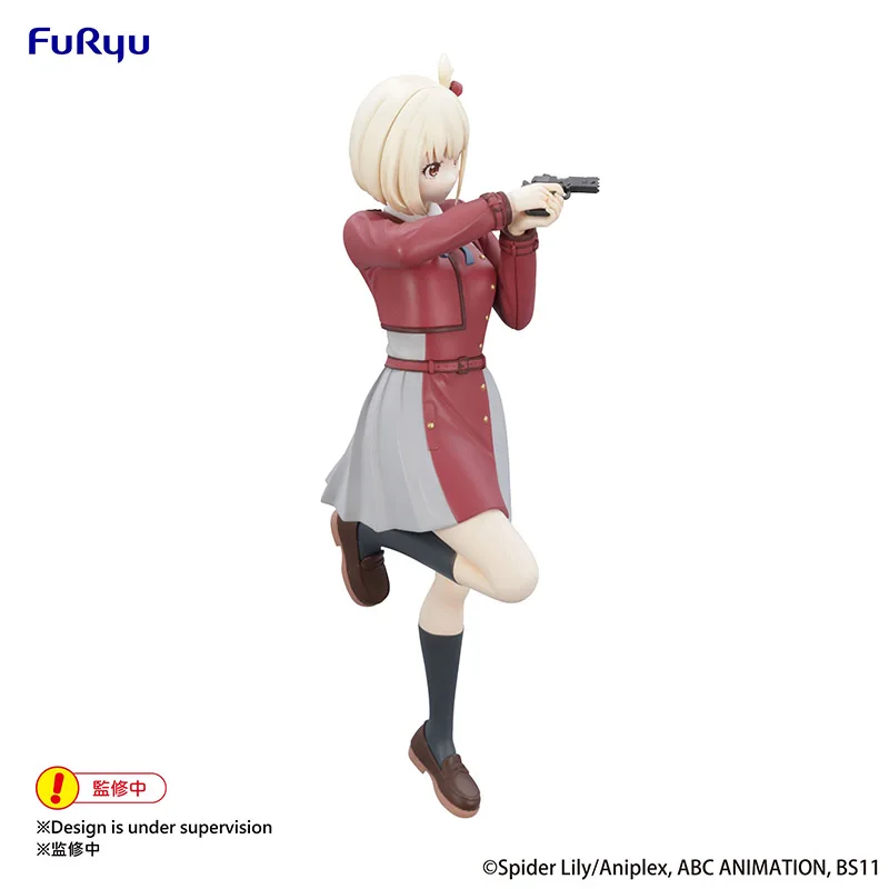 Original FURYU Trio-Try-iT Lycoris Nishikigi Chisato Inoue Takina 21CM PVC Anime Action Figures Model Collection Toy