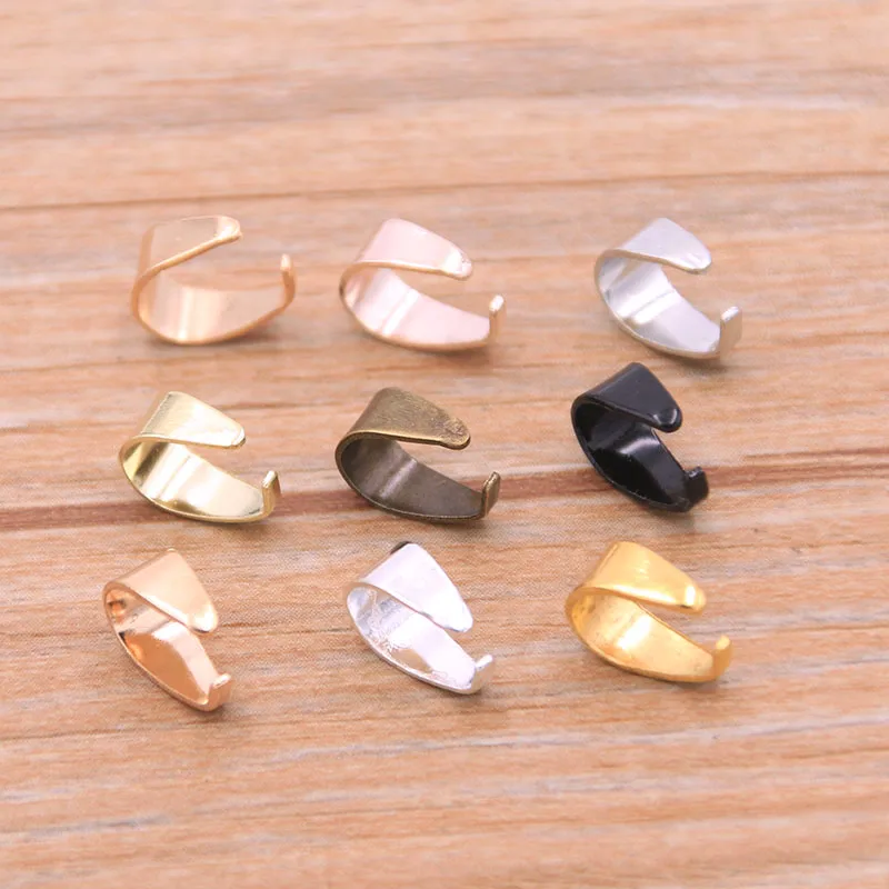 100pcs 2020 New Product 6*9*4mm 9 Color Open Melon Seed Button For DIY Necklace Bracelet Chain Fashion Jewelry Making Findings