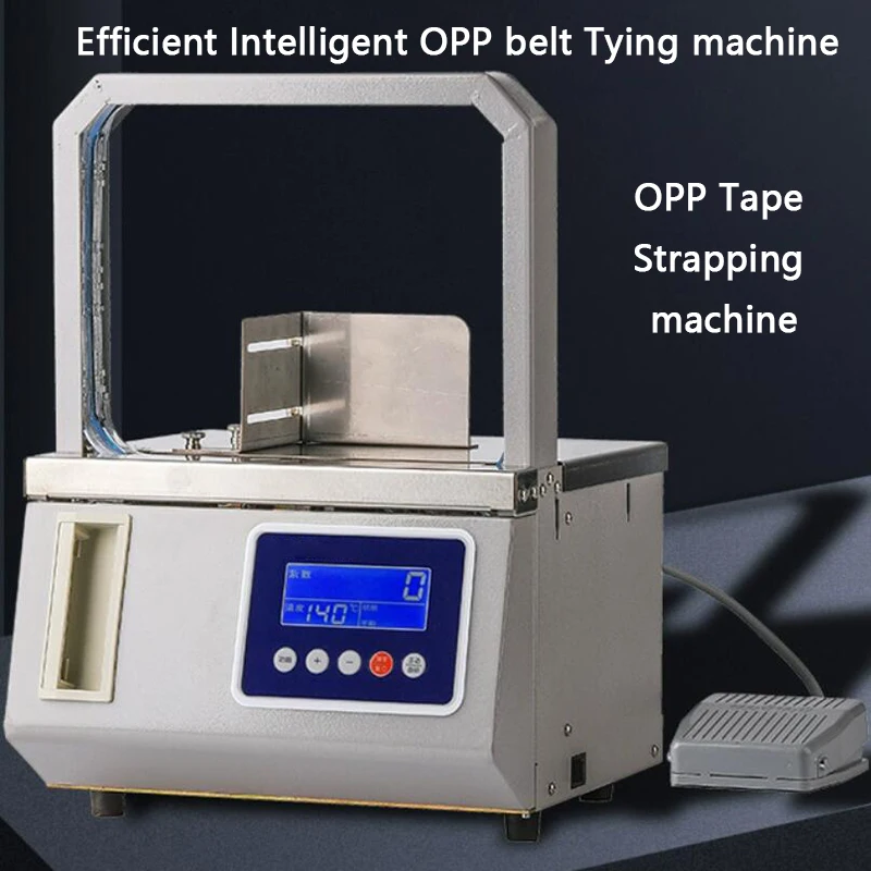 Efficient Intelligent OPP Tape Strapping machine Automatic film Tape Tying machine Packaging machine OPP belt Bundling machine