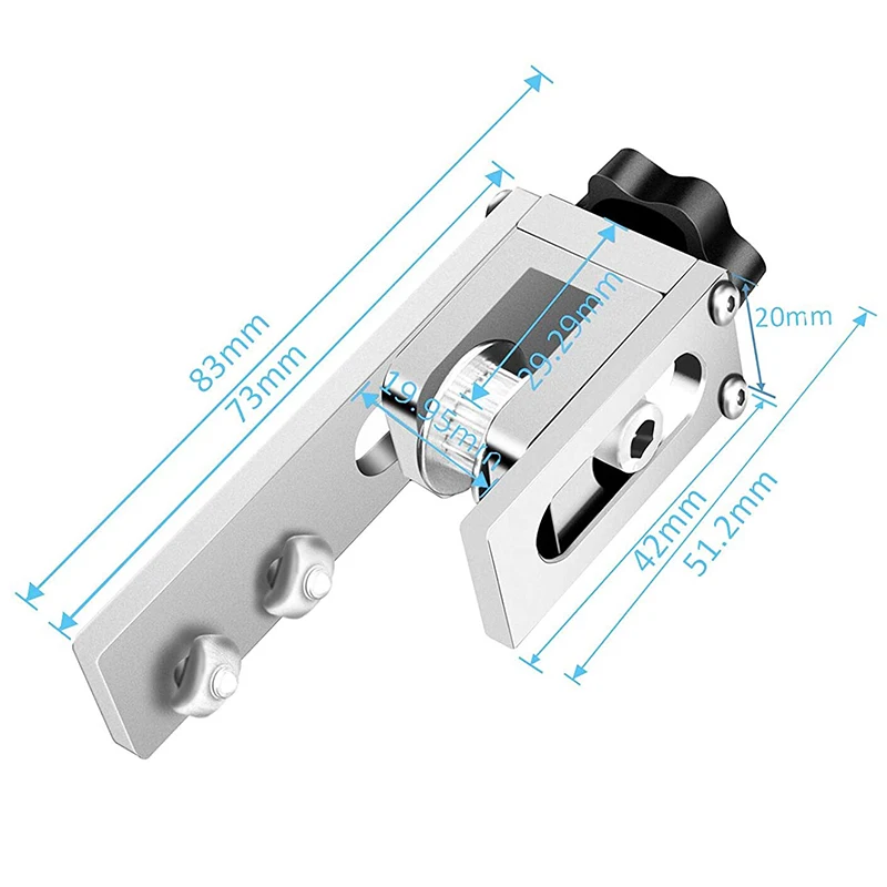 Upgrade X-Axis Synchronous Belt Stretch Straighten Tensioner Compatible with Creality Ender 3