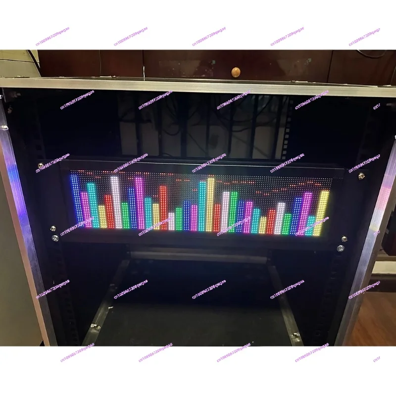 Professional full-color rack for music spectrum display cabinet