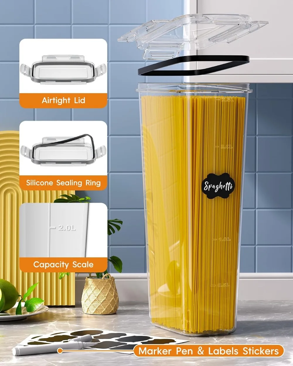 กล่องเก็บอาหารสุญญากาศ 24 ชิ้น - Food Storage With Lids บทวิจารณ์และราคา