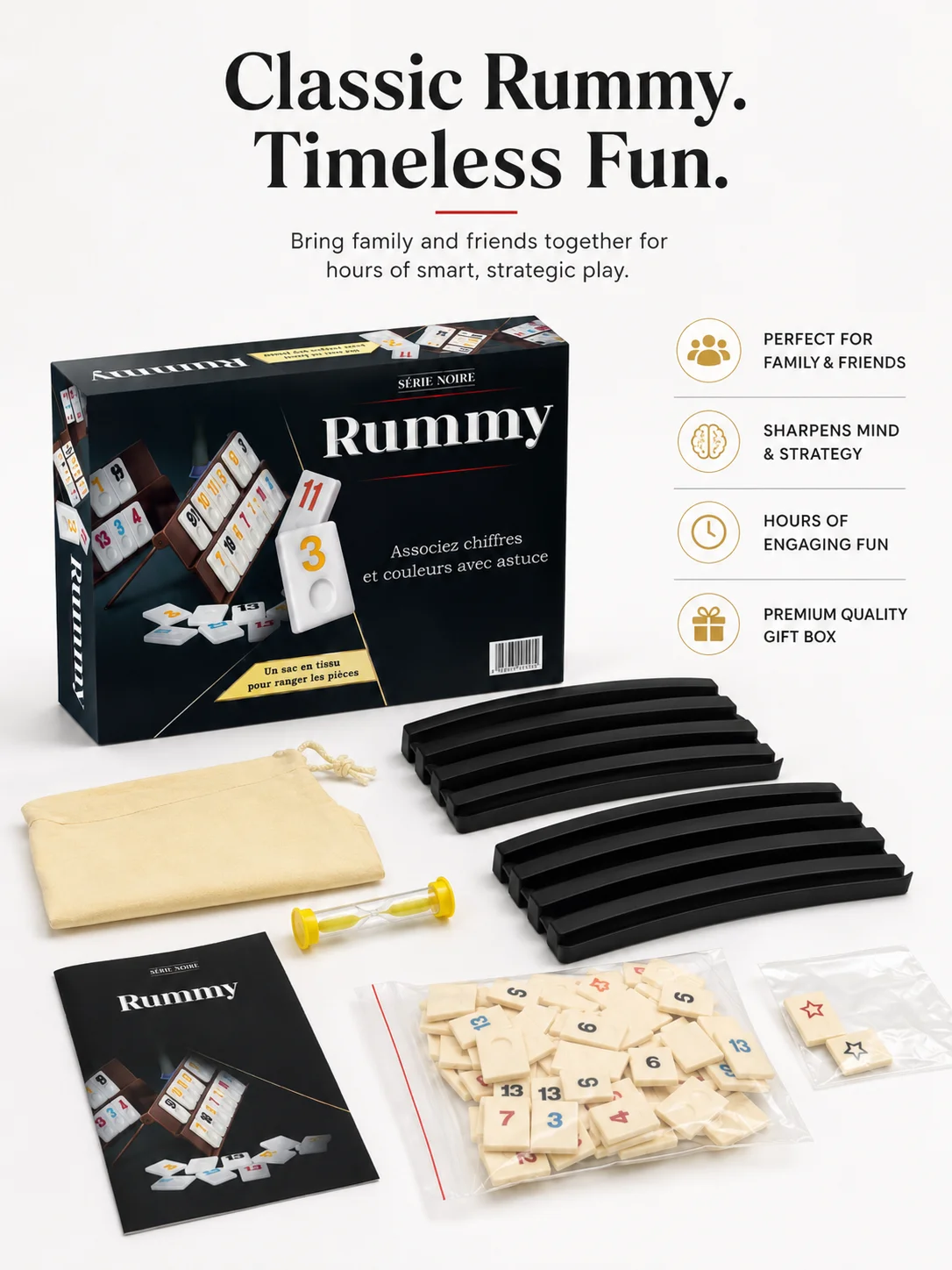Rummy Brettspiel, Klassisches  – Strategy Board Game Bewertung und Preis