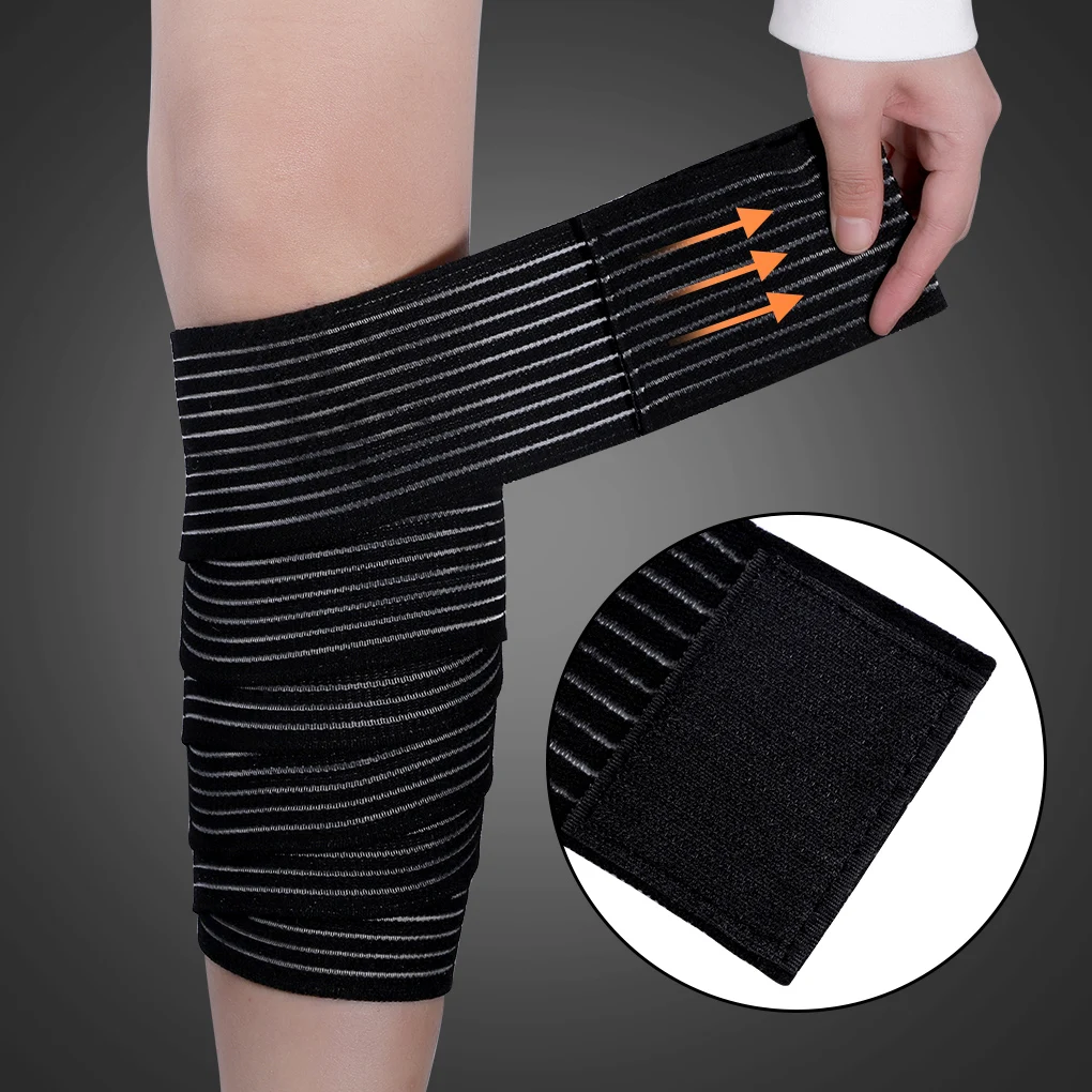 1pc lange elastische Baumwoll bandage für Handgelenk Wade Ellenbogen Bein Knöchel schutz Kompression Knie Stütz band Sport band Fitness Sicherheit