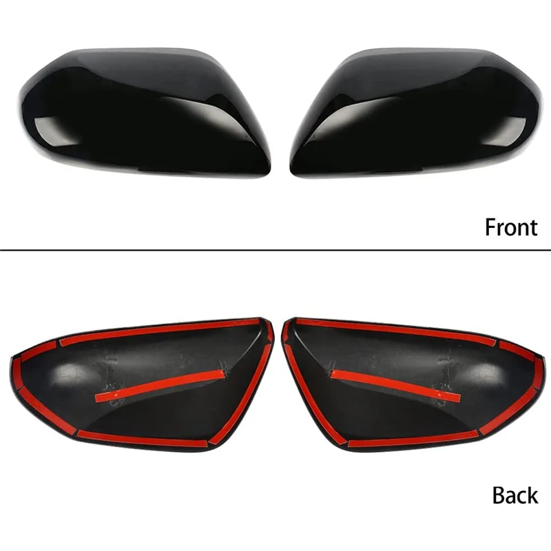 

Side Door Mirror Caps + Door Handle Covers Automobile Exterior Decoration Parts For Toyota Camry 2018 2019 2020 2021 2022 2023-M