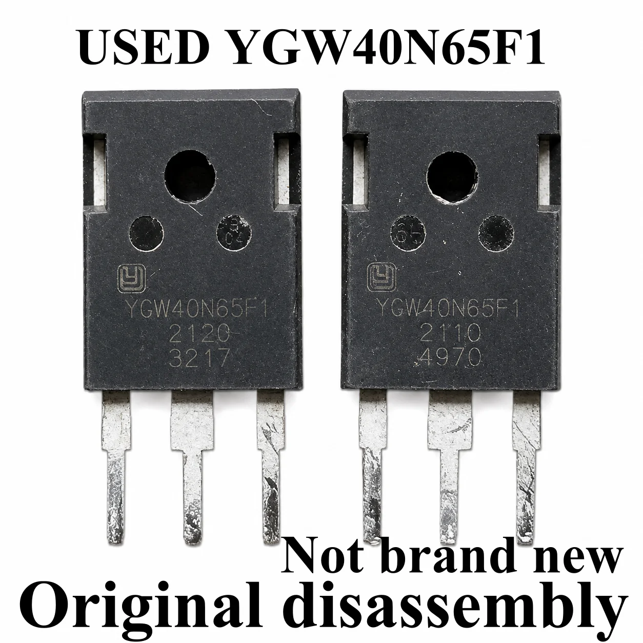 

5-10pcs 100% Original disassembly used Transistor YGW40N65F1 40N65 40A650V TO-247 In Stock