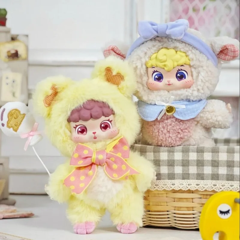 

Genuine Puffynose Friends Memo Vinyl Plush Blind Box Kawaii Toys Garage Kit Collectable Desktop Decorative Ornaments Cute Gift