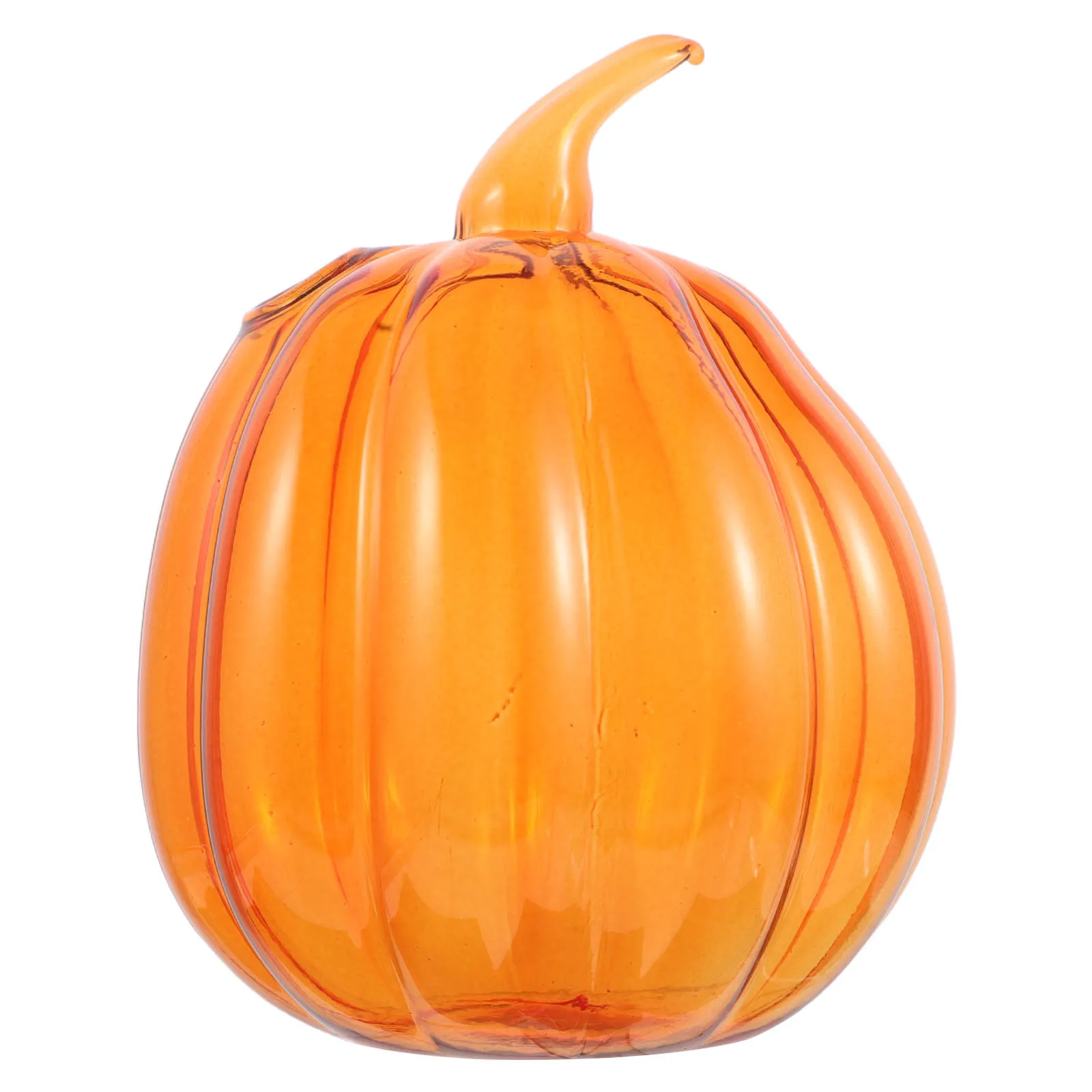 

Pumpkin Decor Glass Vase Flower Planter Home Office Centerpiece Clear Design Hydroponics Enthusiasts Nature Lovers Stylish Gift