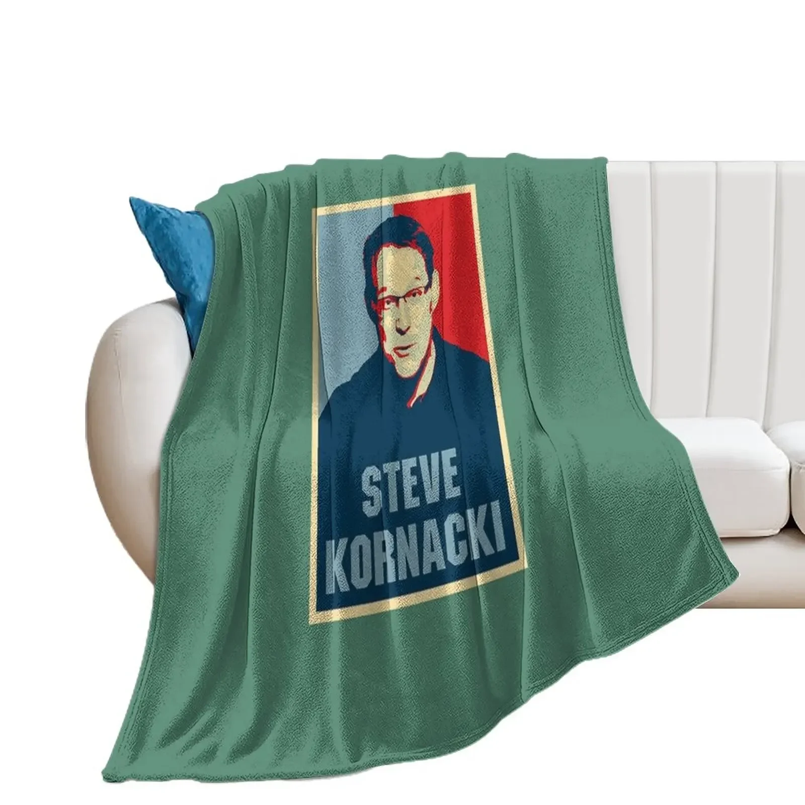 

Steve Kornacki Throw Blanket Nap Giant Sofa Sofa Luxury Designer Blankets