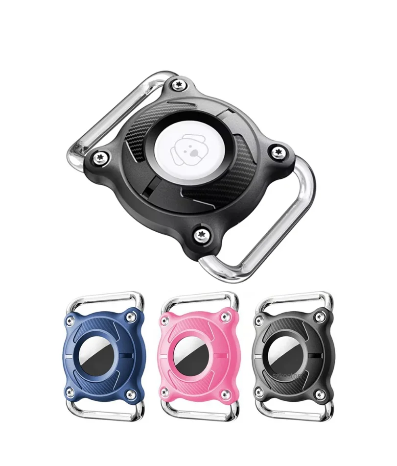

for AirTag GPS Locator Dog Cat Pet Collar Protective Case Waterproof Durable PC Holder for Air Tag GPS Tracking Device