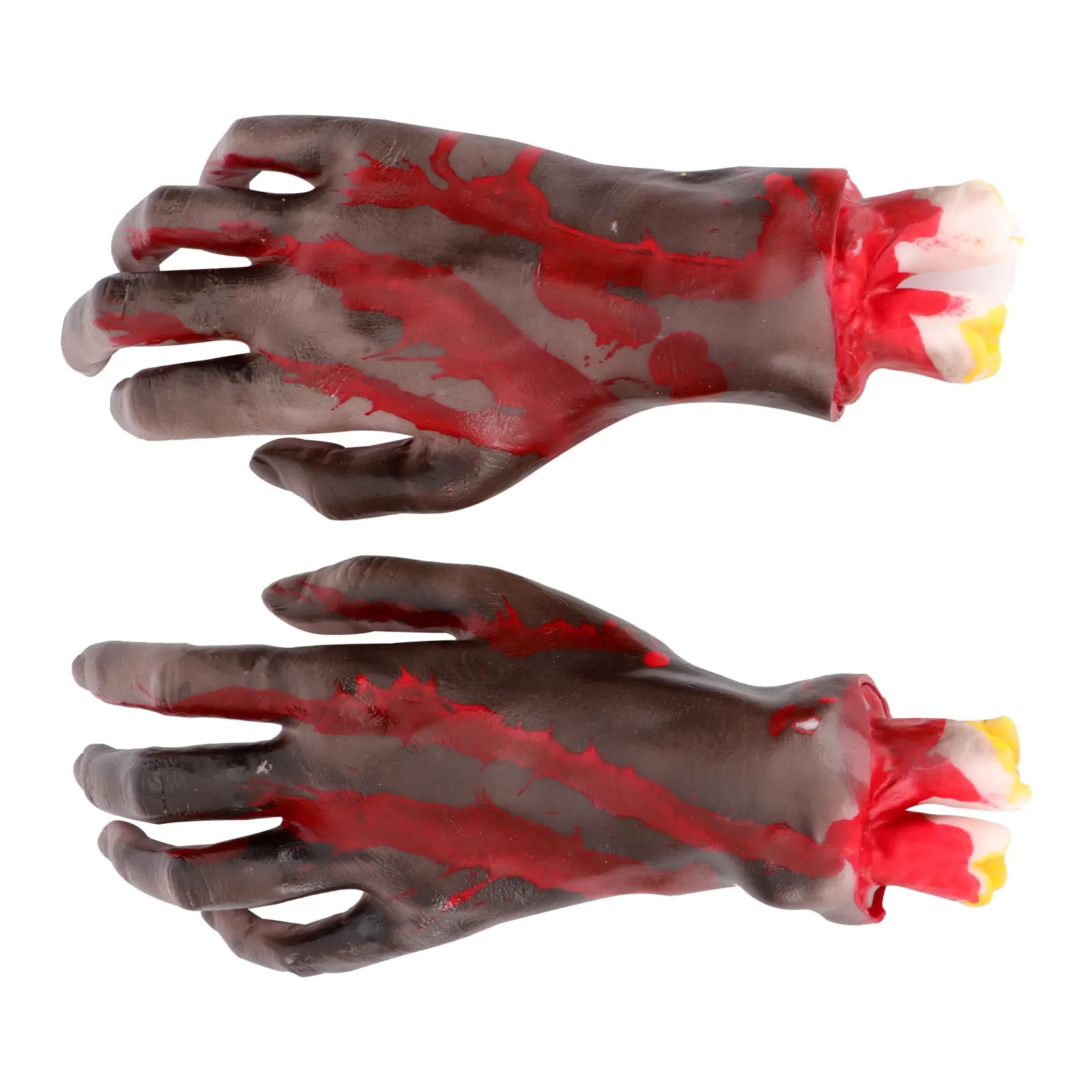 

1 пара, пластиковый реквизит для рук на Хэллоуин, черная мертвая рука, жуткое украшение, розыгрыш, фотография, представление, реквизит на Хэллоуин