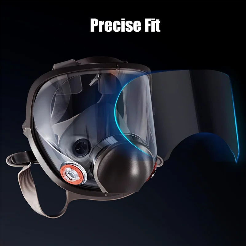 

A13E-50 Pcs Peel Off Lens Cover Shield Cover Respirator Mask Protective Cover Compatible For 6885, 6000, 6700, 6800 Series