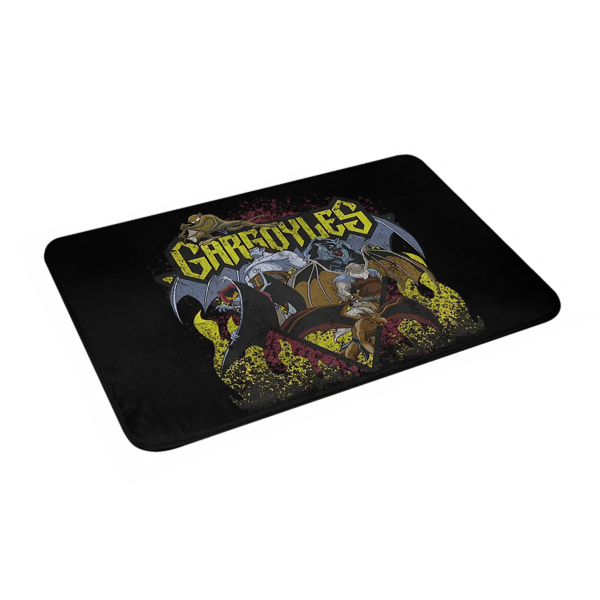 

Guardian Vintage Stone Fantasy At Night Creatures Anti-slip Doormat Floor Mat for Kitchen Entrance Home Bedroom Footpad Mats