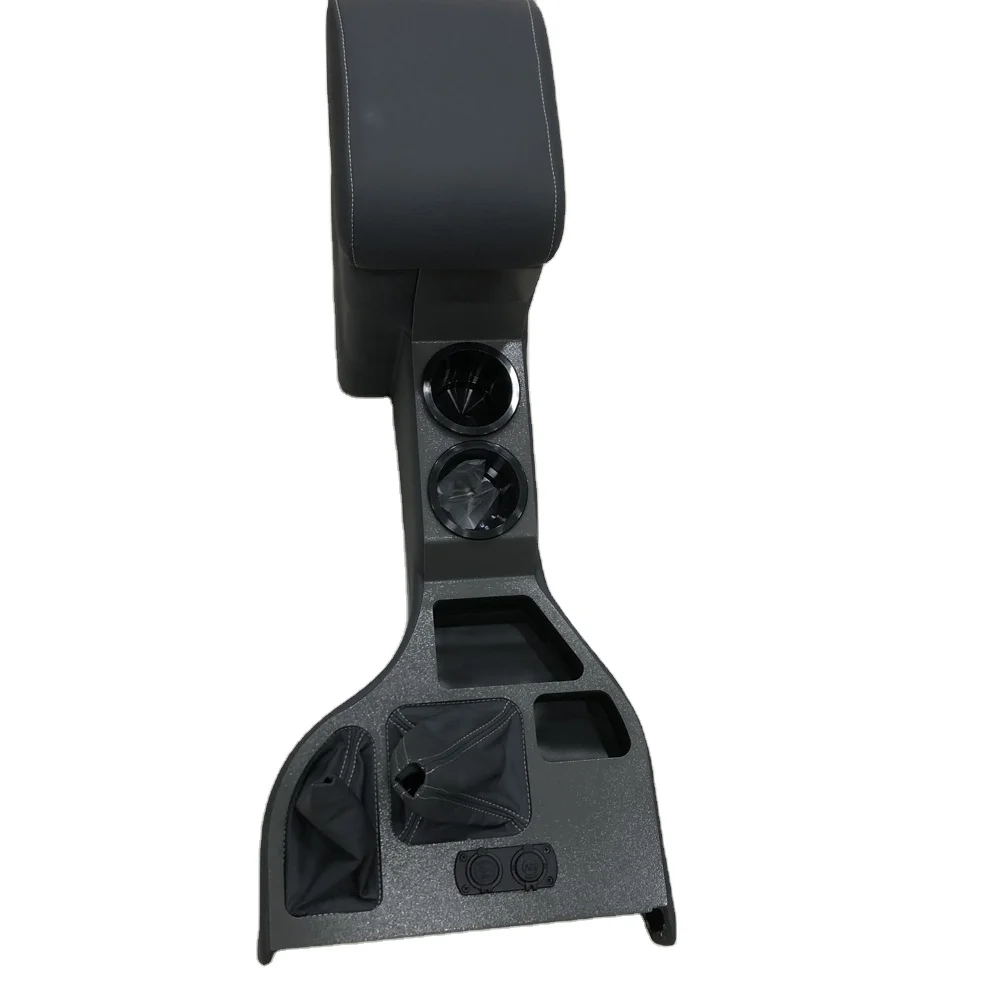 Full Length Centre Console to Fit  for Land Cruiser Lc70 Series Double Cab  FJ79 Car Center Console Storage Box with USB