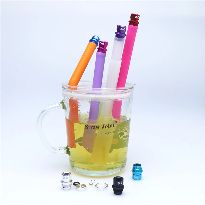 1PC DotAio V1 V2 DOT1 DOT2 XBONE Drip Tip Colorful Aluminum Straw Joint