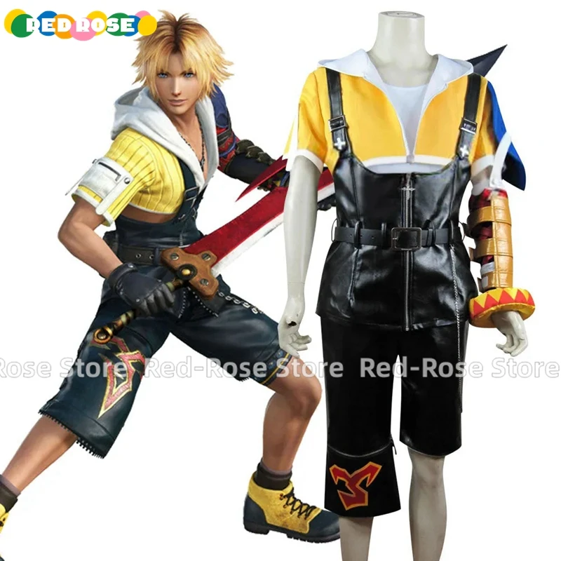 Game Final Fantasy X Ff10 Ffx Tidus Cosplay Costume Halloween Carnival Costumes Any Size