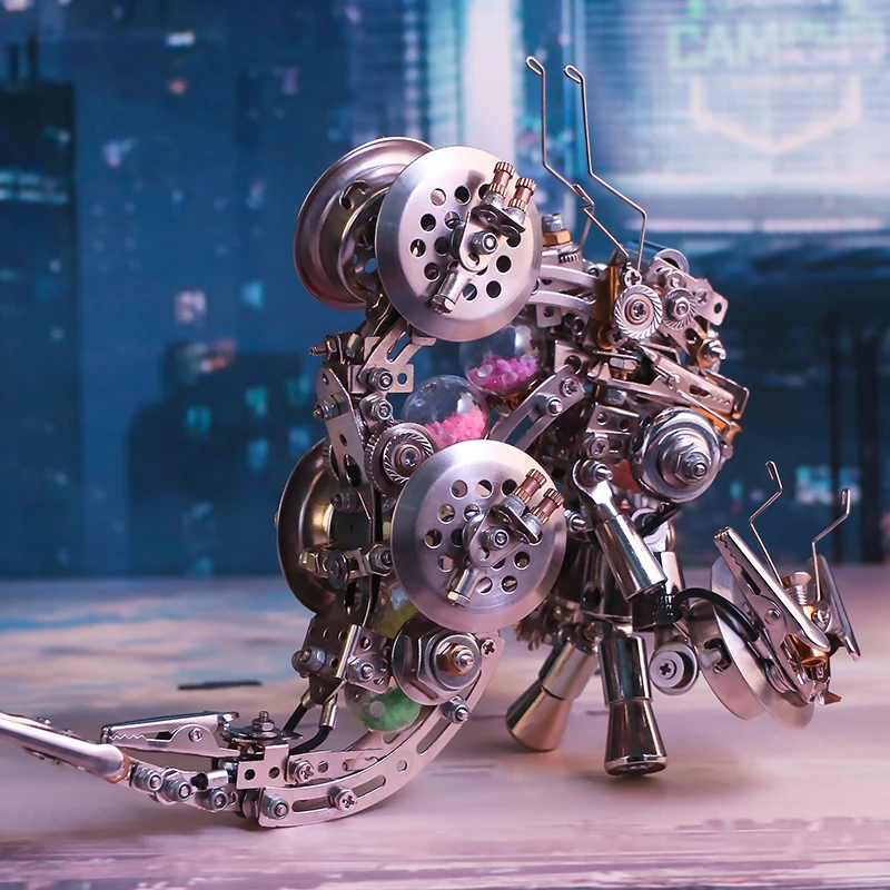 Caja ciega mecánica de la serie Star Yuan para fiesta, montaje de metal, bloques de construcción cyberpunk, estatuilla de moda, artículo de exhibición, regalo de festival