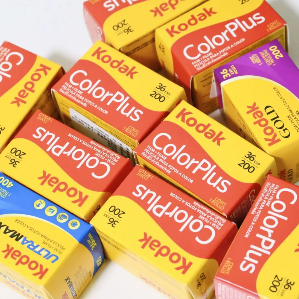 En Stock, Películas Nuevas KODAK ColorPlus 200 de 36 Exposiciones, 35mm, 1/2/3/5/10 Rollos de Papel Fotográfico Kodak, Compatibles con Cámaras M35/H35 (2027)