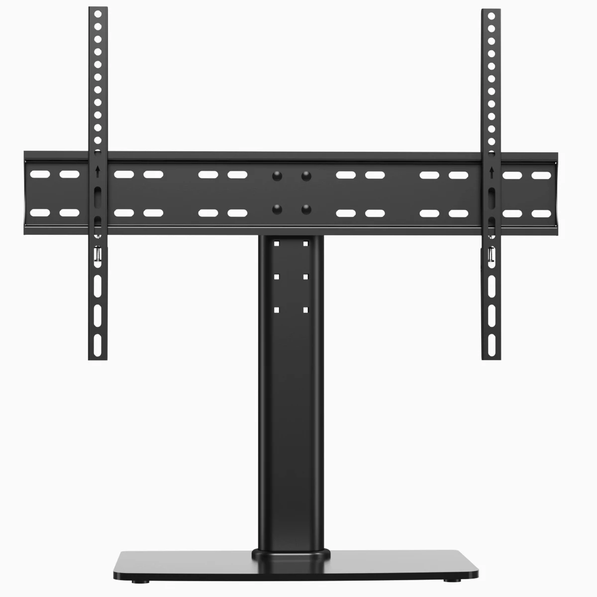 Cheap Height Adjustable TV Base Stand Black Universal TV Top TV Stand for VESA 400x400mm