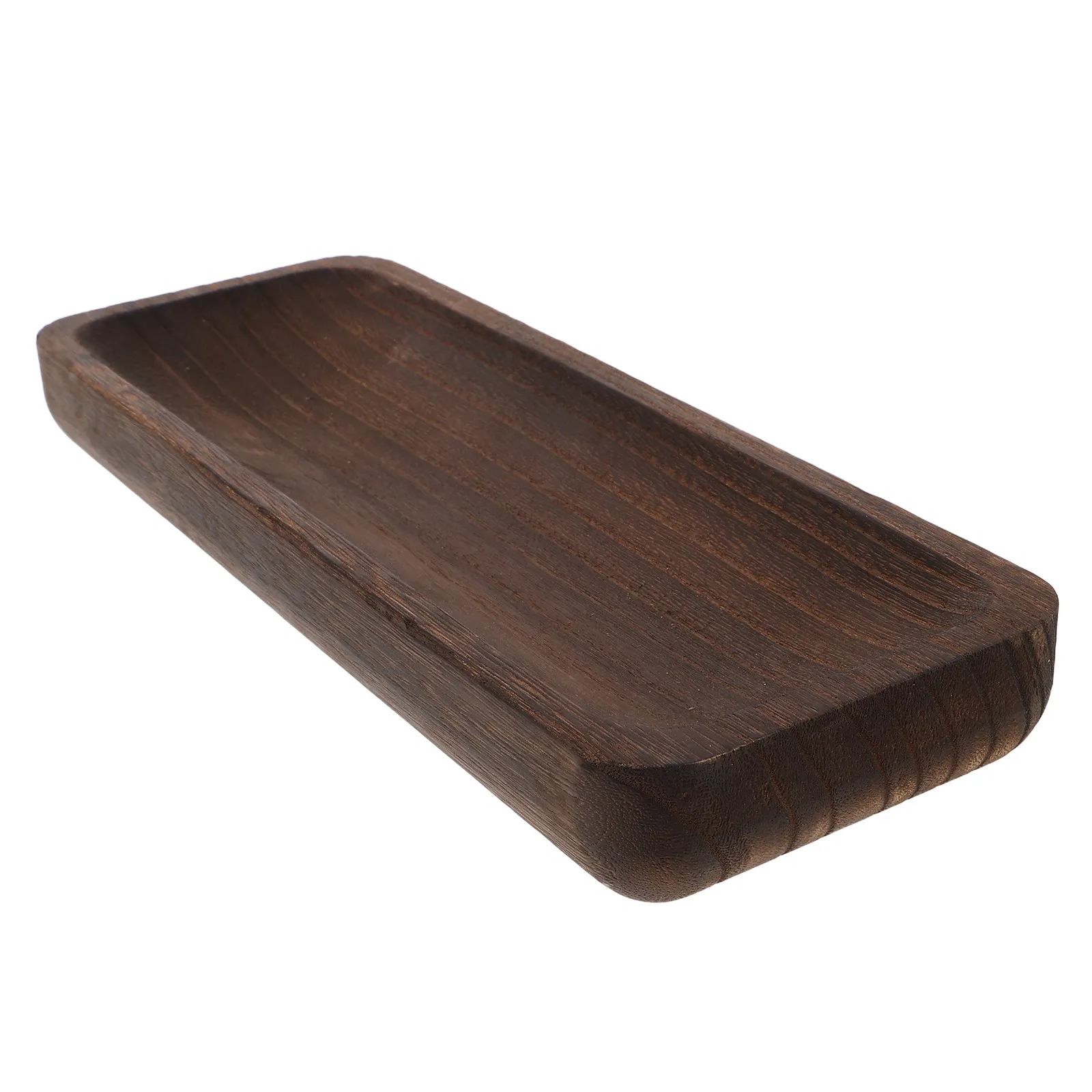 Wood Rectangular Tray 31.8x11.8cm Rustic Decorative Farmhouse Organizer Makeup Coffee Table Bathroom Tray