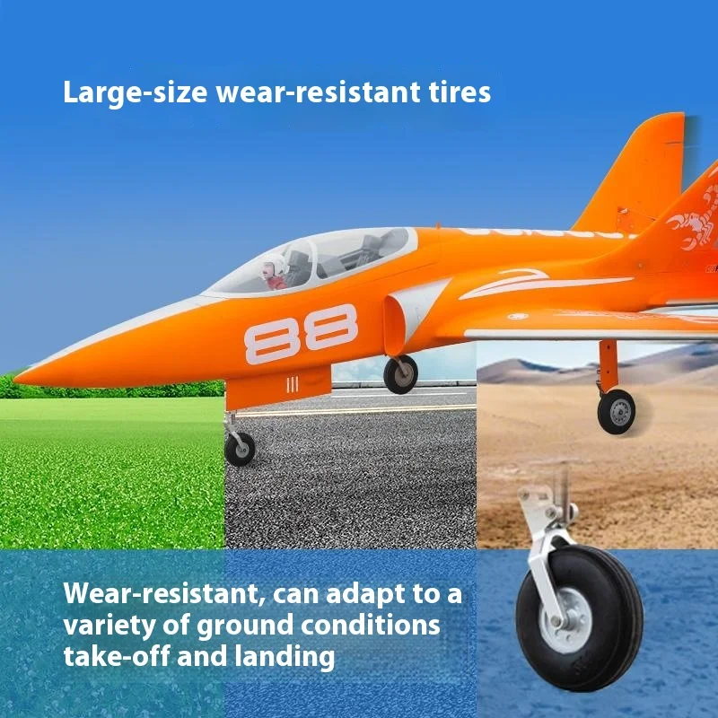 Nouveau Stock Fms amélioré 90mm Scorpion V2 grand modèle d'avion extérieur télécommande à voilure fixe assemblage électrique jouet personnalisé cadeau