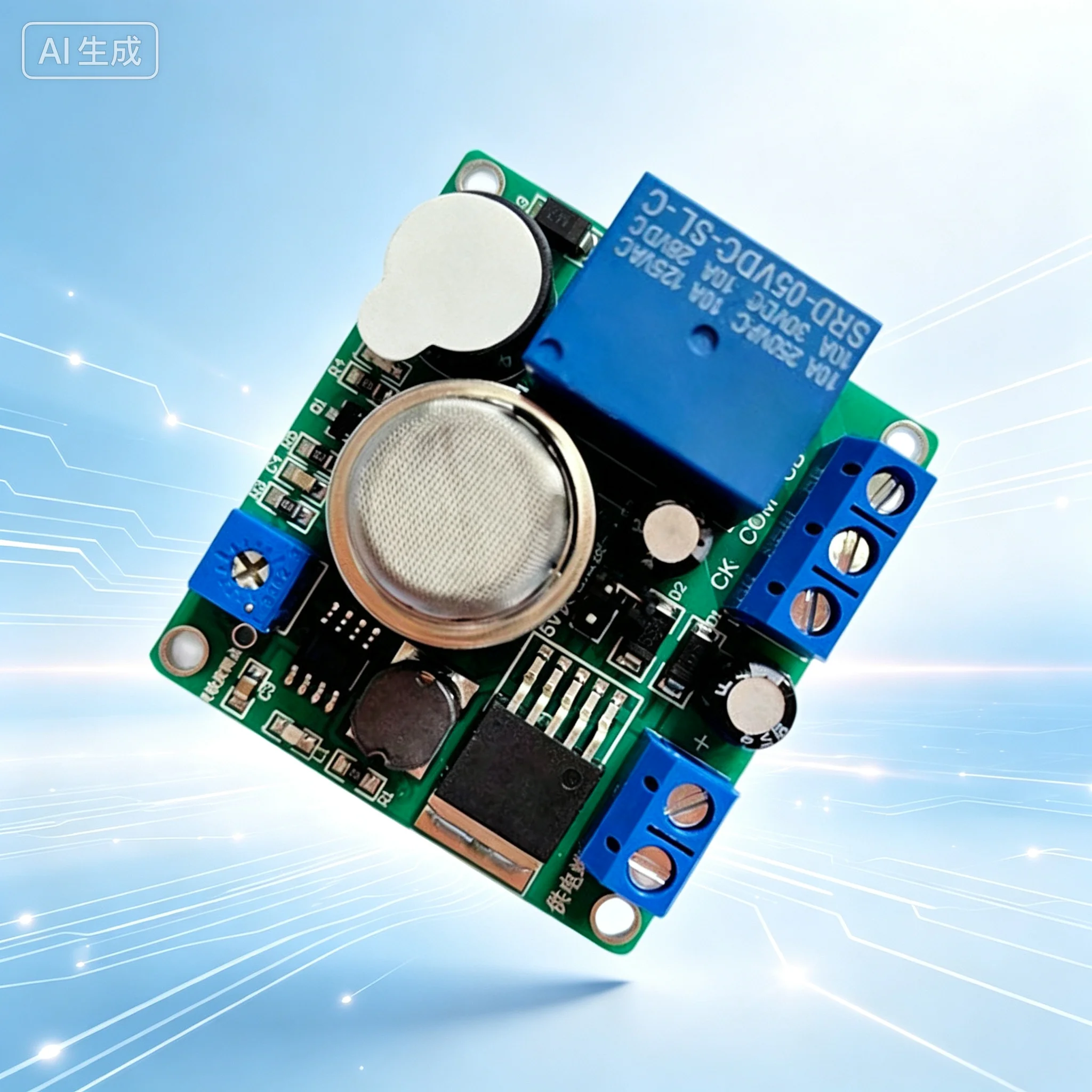 for MQ-2 Smoke Sensor,Cigarette Detector,Switch Control Alarm Module