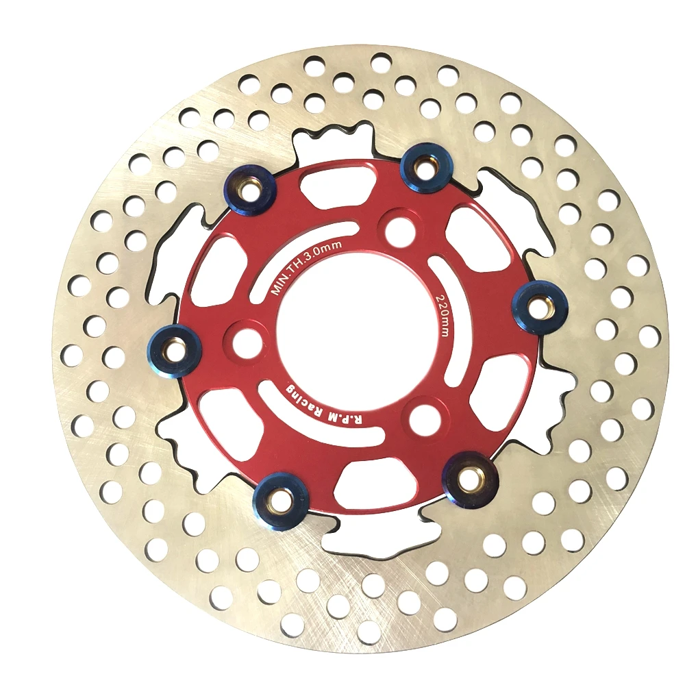 RPM CNC Electric Motorcycle Scooter 82mm Brake Calipers With 220mm Disc Brake Pump Adapter Bracket For Yamaha Aerox BWS RSZ