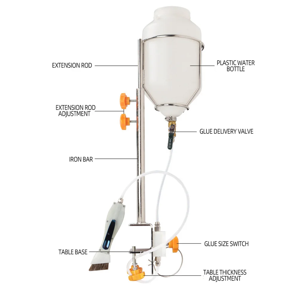 3L Auto Glue Brushing Machine Treatment Agent Brushing Machine Water Based Treatment Agent Machine Small Gluing Machine