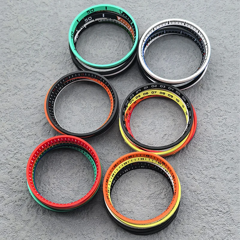 NH35 Case Inner Ring Dia 31.3mm Plastic Chapter Ring Fits King Samurai Turtle Abalone Case NH35 NH36 Movement Watch Case Repair