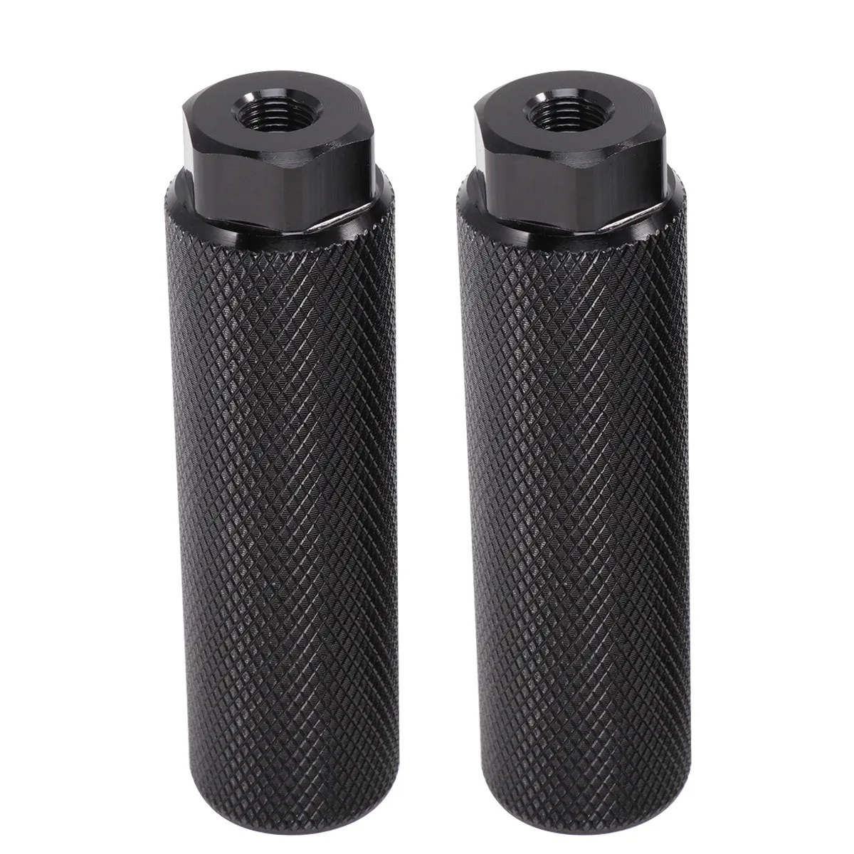 

1Pair Aluminum Alloy Stunt Pegs for Mountain Bike High Hardness Wear Resistant Footpeg Cylinder Pedal for Adult Rainy Day