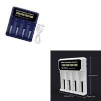  4-Slot 18650 Battery Charging Base With Intelligent Auto Stop Compatibility For 14500 18500 21700 26650 32650 Batteries