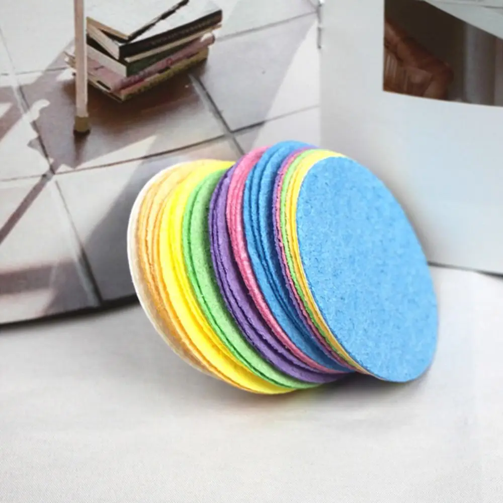 Kosmetische Puff Kompresse Holz Zellstoff Gesichts Waschen Schwamm Gesicht Reinigung Schwamm Pad Reinigung Werkzeug Massage Pinsel Holz Zellstoff Schwamm