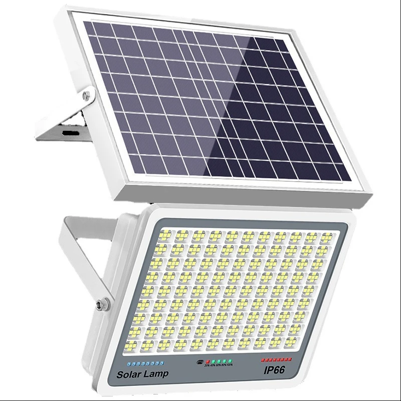 Lámpara Solar para exteriores, luz de pared Solar de 100/200/300W, iluminación de patio, farola de inducción, reflector impermeable Ultra