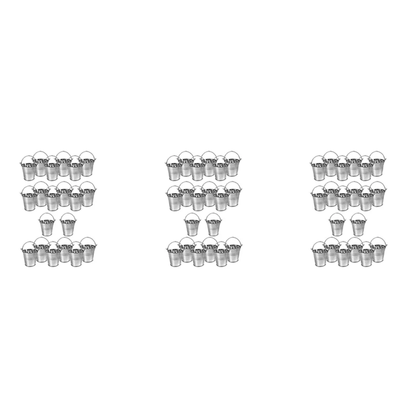 

AB35-60 шт. мини-металлическое ведро портативный цветочный горшок вазы кашпо прекрасная коробка конфет для свадебной вечеринки украшение дома