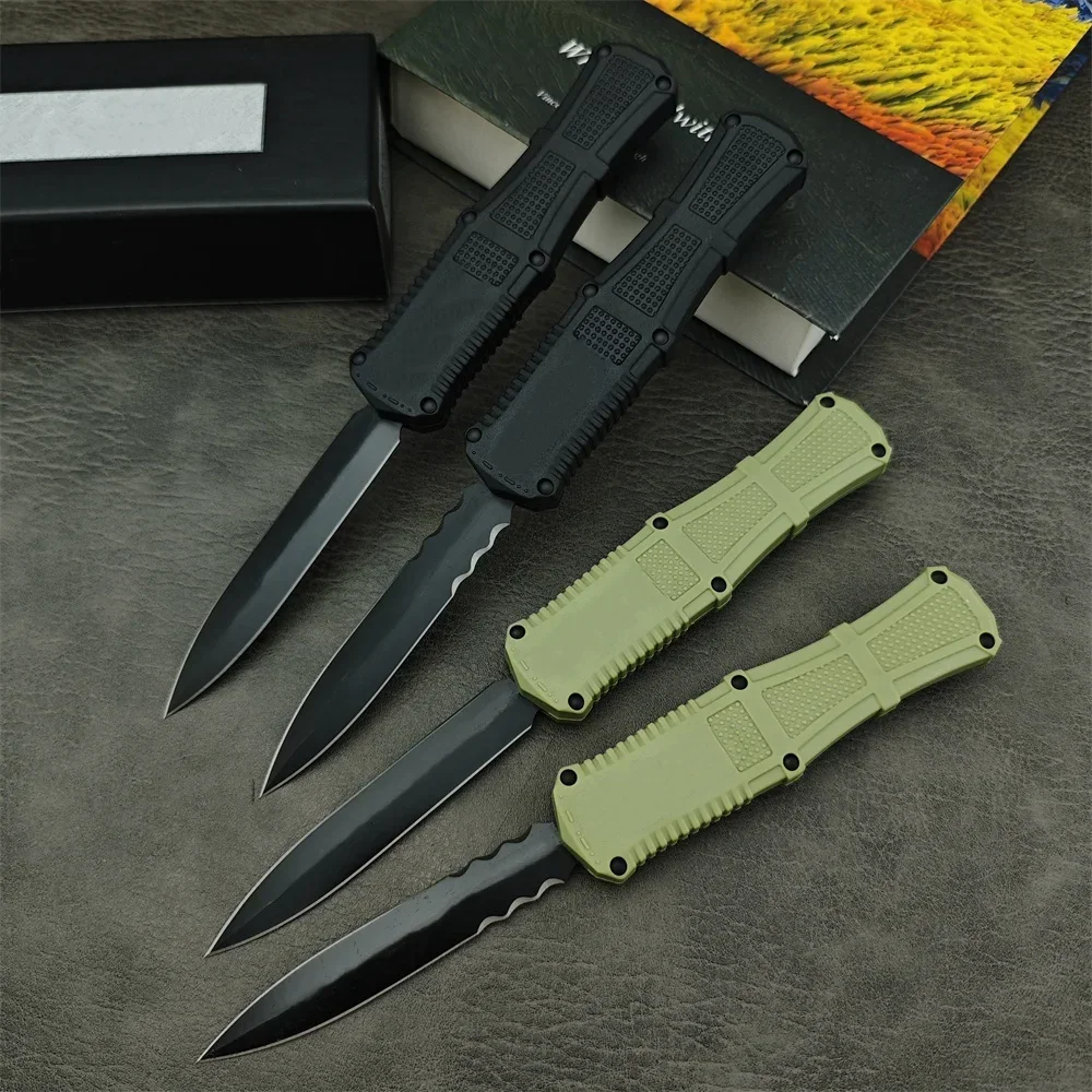 BM 3370GY Claymore Folding Knife 440C Double Edge Blade Nylon Fiber Handle Outdoor Hunting Pocket Knife  Tactical Survival Tool