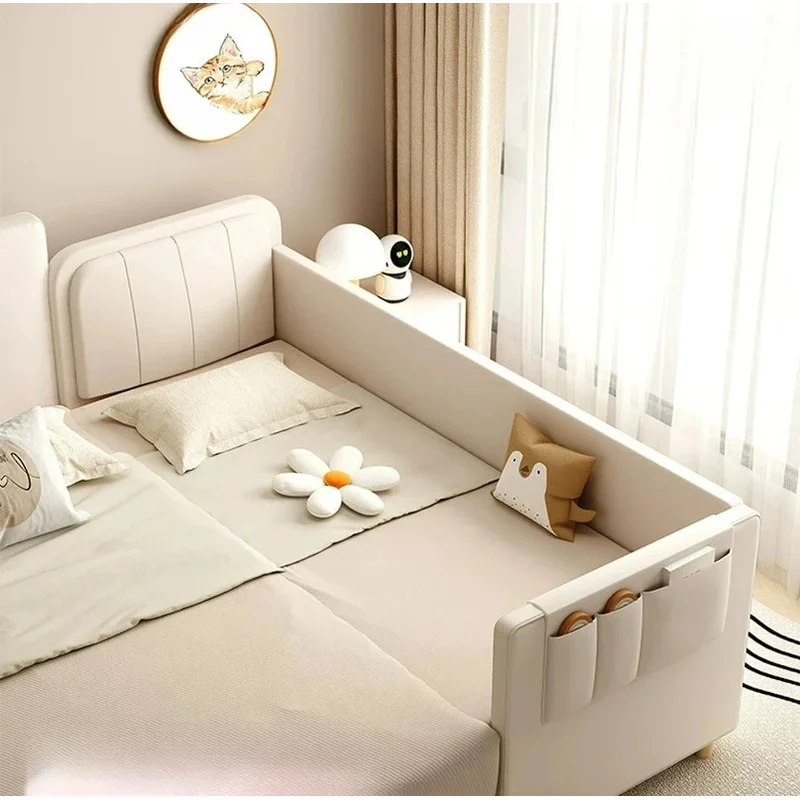 izle Soft Bag Artifact By Widened Splicing Adults Guardrail Solid Wood Children's Bedside Bed