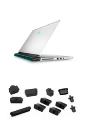 Dustproof Silicone plug port cover For 2021 Alienware X17 X15 M17 2022 X14 M15 R7 R1 R2 R3 R4 R5 R6 2019 Area-51m R2 R1 2020