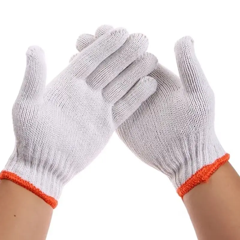 12 Pairs Anti Static Gloves Computer Phone Repair Electronic Labor Work Gloves Thick Nylon Cotton Protective Safety Gloves