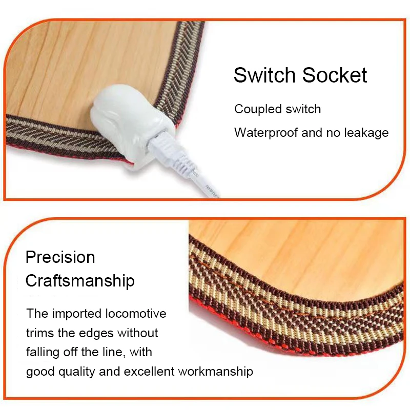 HATV 110V/220V เครื่องทำความร้อนเท้า Office Home แผ่นทำความร้อนไฟฟ้า Warm ฟุตเครื่องทำความร้อนในครัวเรือนพรมฤดูหนาวไฟฟ้าเครื่องทำความร้อน