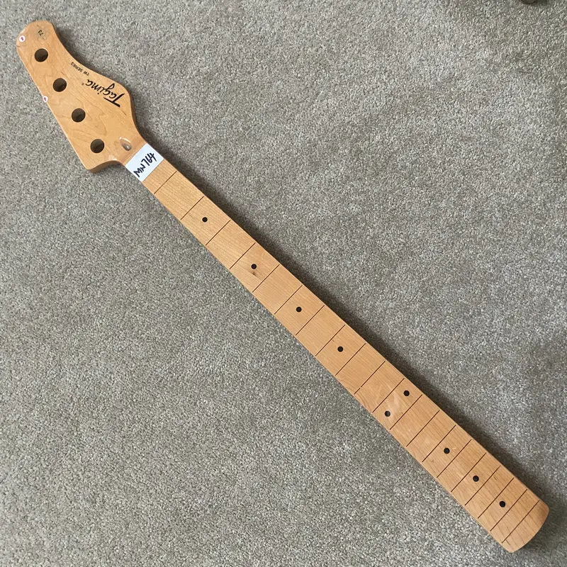 MN764 No Frets 4 String Electric Bass Neck Genuine Tagima in Maple with Damages for DIY Sales - view 2