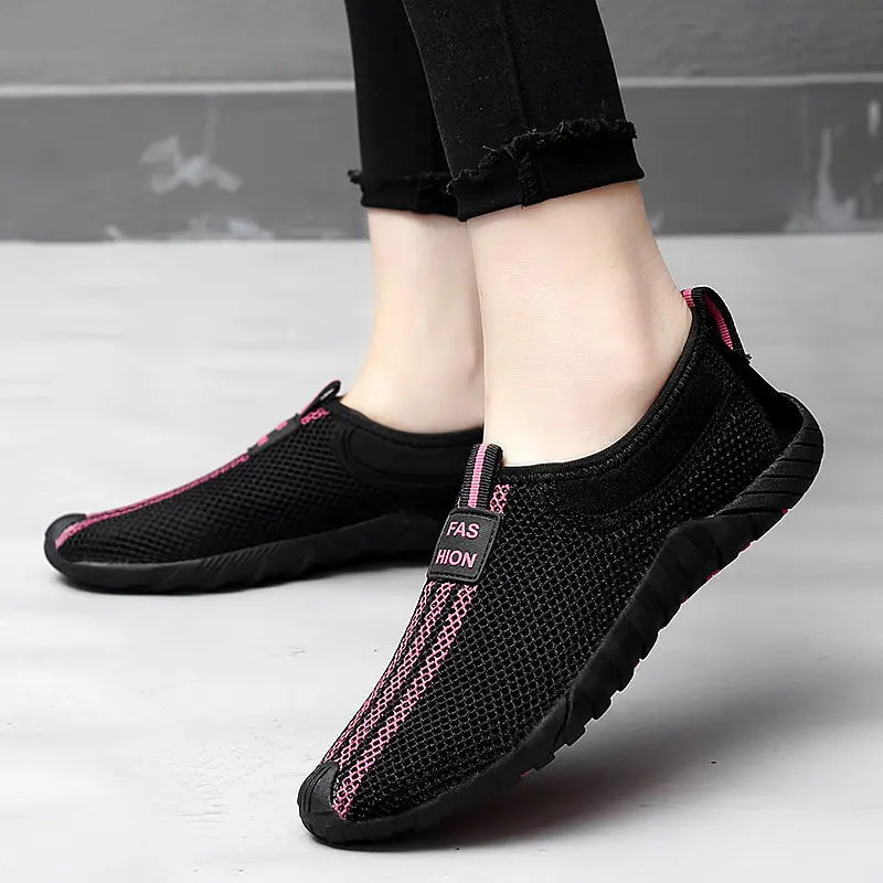 Gym Ladies Shoes Mesh Breathable Slip On Women Footwear Running Autumn Stylish And Low Price A Offer Cotton 39 Y2k Fashion