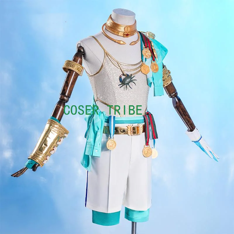 COSER TRIBE Identity V Ganji Gupta Batter Men Cosplay Costume Cos Game Anime Party Uniform Hallowen Play Role Clothes Clothing