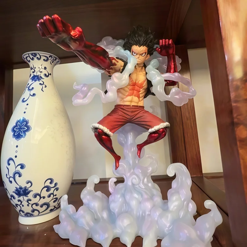 

One Piece Handmade Fantasy Four Stage Snake Man Luffy Pvc Ornamental Statue Handmade Model Desktop Ornament Male Anime Periphery