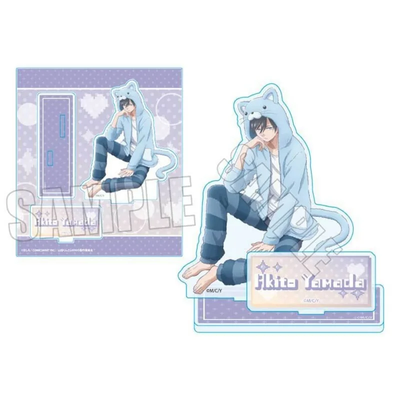 My Love Story With Yamada-Kun At Lv999 Acrylic Standing Sign Definition Gift 15cm Desktop Ornament Cartoon Character Keychains